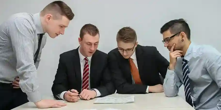 Team discussing